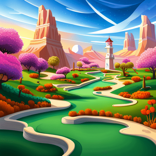 Mini golf vs crazy golf?